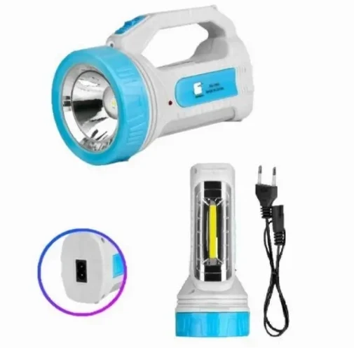 Портативний ліхтарик світлодіодний TORCH SG-1984 біло-блакитний, фото 1