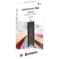 USB флеш наель Kingston USB-наувач 1TB DataTraveler Max USB 3.2 Gen 2 Type-C Black (DTMAX/1TB) g