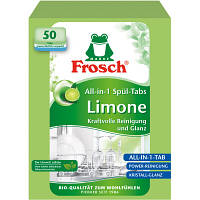 Таблетки для посудомийних машин Frosch Лимон 50 шт. (4001499947315) p