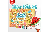 Набор для изготовления брелоков с блестками Glitter Paint Art