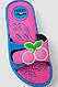 Шльопанці дитячі для дівчаток, колір блакитно-рожевий, 243R6009b-17A, фото 2