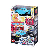 Игровой набор с машинкой "Bburago City: Магазин игрушек" от LamaToys