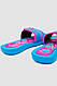 Шльопанці гумові дитячі для дівчаток, колір блакитний, 243R617C-59, фото 4
