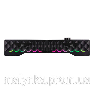 Акустична система 2E PCS232 RGB Soundbar USB Black (2E-PCS232BK) g