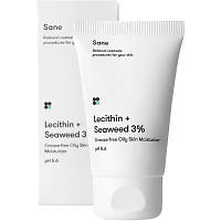 Крем для обличчя Sane З лецитином + морські водорості 3% Для жирної шкіри 40 мл (4820266830090) g
