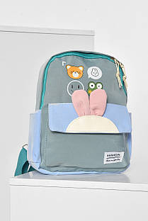 Рюкзак дитячий для дівчинки оливкового кольору 177980S