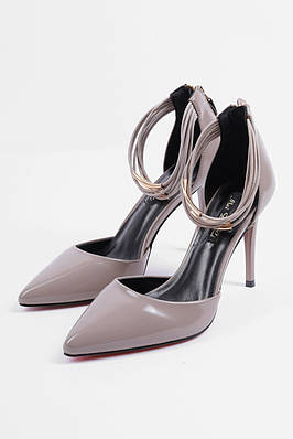Туфлі жіночі сірого кольору 177051T Безкоштовна доставка