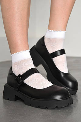 Туфлі жіночі чорного кольору Уцінка р.39 178552T Безкоштовна доставка