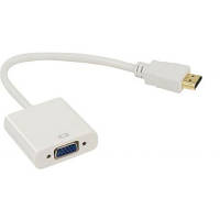 Переходник ST-Lab HDMI male - VGA F (без дополнительных кабелей) (U-990 Pro BTC white) p