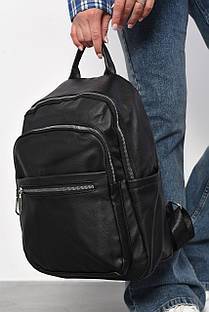 Жіночий рюкзак з екошкіри чорного кольору 179269S