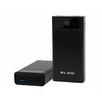 Батарея универсальная Blow 40000mAh, PD/20W, QC/3.0, inp:Micro-USB/USB-C, out:USB-A*2/USB-C, black (PB40AB) p