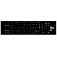 Наклейка на клавиатуру XoKo 68 keys UA/rus green, Latin white (XK-KB-STCK-MD) p
