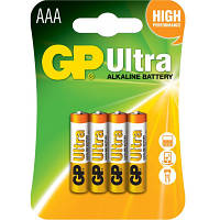 Батарейка Gp AAA LR03 Ultra Alkaline * 4 (24AU-U4 / 4891199027659) p