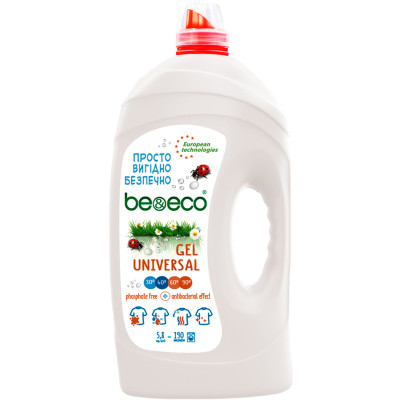 Гель для прання Be&Eco Universal 5.8 л (4820168433597) g