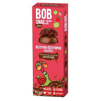 Цукерка Bob Snail Равлик Боб яблучно-полуничний в молочному шоколаді 30 г (4820219341321) p
