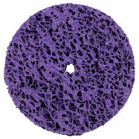 Круг зачистной Sigma из нетканого абразива коралл 100мм без держателя фиолетовый жесткий 9175661 i