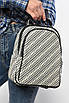 Жіночий рюкзак з екошкіри чорно-білого кольору 179285T Безкоштовна доставка, фото 2