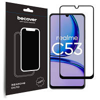 Стекло защитное BeCover Realme C53 Black (710105) p