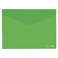 Папка - конверт Economix В5 180 мкм прозрачная, фактура "глянец", зеленая (E31302-04) g