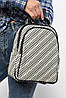 Жіночий рюкзак з екошкіри чорно-білого кольору 179285P, фото 2