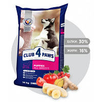 Сухой корм для собак Club 4 Paws Премиум. Для щенков с высоким содержанием курицы 14 кг (4820083909696) g
