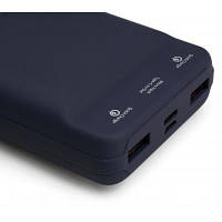 Батарея универсальная Vinga 20000 mAh QC3.0 Display soft touch purple (VPB2QLSP) g