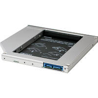 Фрейм-переходник Grand-X HDD 2.5'' to notebook 9.5 mm ODD SATA3 (HDC-26) b
