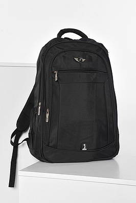 Рюкзак чоловічий текстильний чорного кольору 179300T Безкоштовна доставка