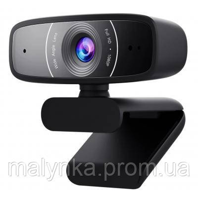 Веб-камера ASUS Webcam C3 Full HD Black (90YH0340-B2UA00) g - фото 4 - id-p2210940104