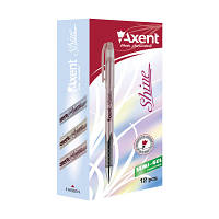 Ручка масляна Axent Shine Синя 0.7 мм (AB1063-02-A) g