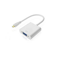 Переходник micro HDMI M to VGA F 0.3m 4K/2K White Voltronic YT-C-mcHDMIM/VGAF-W i