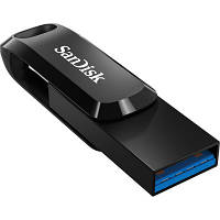 USB флеш наель SanDisk 512GB Ultra Dual Go Black USB/Type-C (SDDDC3-512G-G46) e