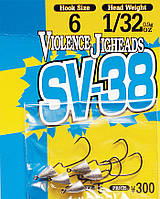 Джиг-головка Decoy Violence Jighead SV-38 06 0.9g 5 шт уп (1013-1562.00.98) UN, код: 7708236