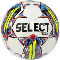 Мяч футзальный Select Mimas (FIFA Basic) v22 біло-жовтий Уні 4 (5703543298365) e