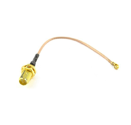 Перехідник антени відеопередавача IPEX1/UFL на RPSMA Female 100mm, кабель RG316 50Ом