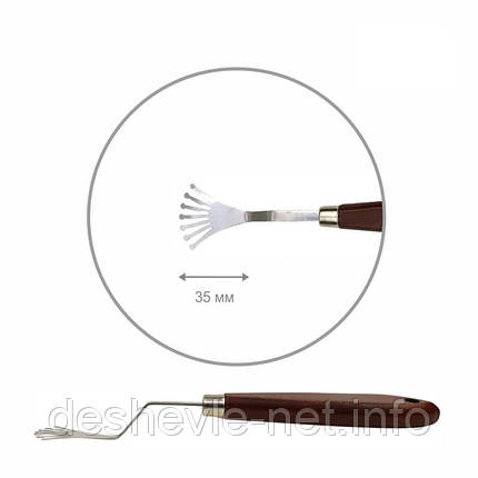 Мастихін ROSA START ArtWork № 3 віяловий, довжина 3,5 см., фото 1