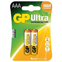 Батарейка Gp AAA LR03 ULTRA Alcaline * 2 (24AU-U2 / 4891199027642) p