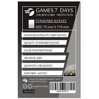 Протектор для карт Games7Days 70 х 110 мм, Magnum Ultra-Fit, 100 шт (STANDART) (GSD-017011) g