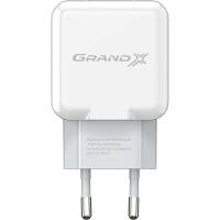 Зарядное устройство Grand-X 5V 2.1A White (CH-03W) g
