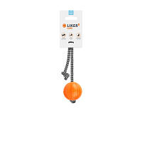 Игрушка для собак Liker Cord Мячик с веревкой 7 см (6296) g