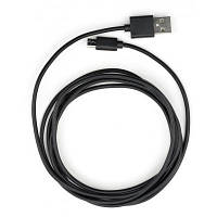 Дата кабель USB 2.0 AM to Micro 5P PVC 1.8m black Vinga (VCPDCM1.8BK) p