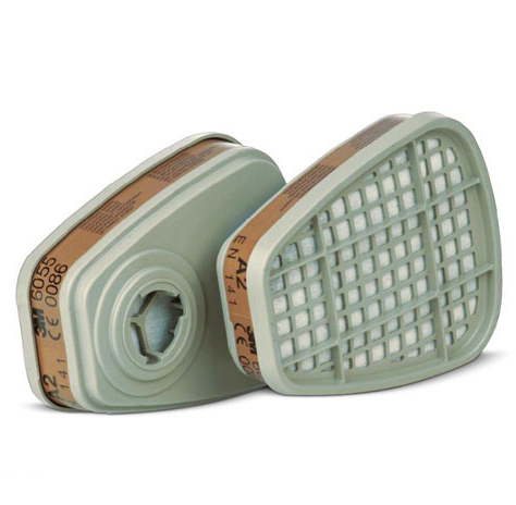 Фільтр вугільний 3М 6055 (А2-органічні пари), фото 1