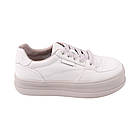 Кеди жіночі Melanda молочні натуральна шкіра, 40, фото 3