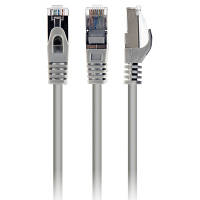 Патч-корд 0.25м S/FTP Cat 6A CU LSZH gray Cablexpert (PP6A-LSZHCU-0.25M) p