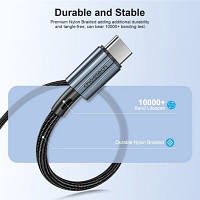 Дата кабель USB-C to USB-C 1.8m USB 2.0 60W Choetech (XCC-1014-BK) g