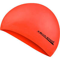 Шапка для плавання Aqua Speed Soft Latex 122-75 5733 помаранчевий неоновий Уні OSFM (5908217657336) p
