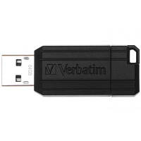 USB флеш наель Verbatim 64GB Store 'n' Go PinStripe Black USB 2.0 (49065) g