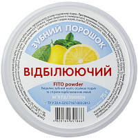 Зубной порошок FITO Powder Отбеливающий Мята + лимон 75 г (4820164641866) a