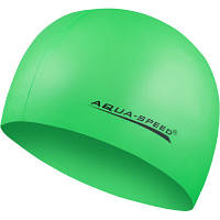 Шапка для плавания Aqua Speed Mega 100-11 світло-зелений Уні OSFM (5908217635471) g