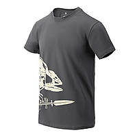 Футболка Helikon-Tex T-Shirt «Full Body Skeleton» Shadow Grey, S